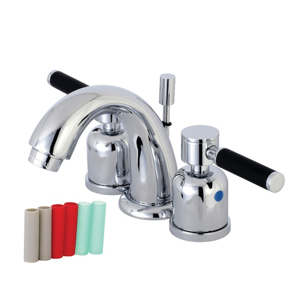 KB8911DKL Kaiser Widespread Bathroom Faucet, Polished Chrome
